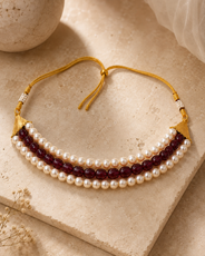 Ruby Grace Pearl Choker – view 1 | Pathrohi