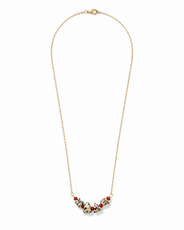 Spotted Ember Dalmatian Stone Mini Necklace – view 8 | Pathrohi