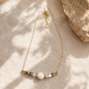 Earth Script Dragon Vein Agate Mini Necklace – view 5 | Pathrohi