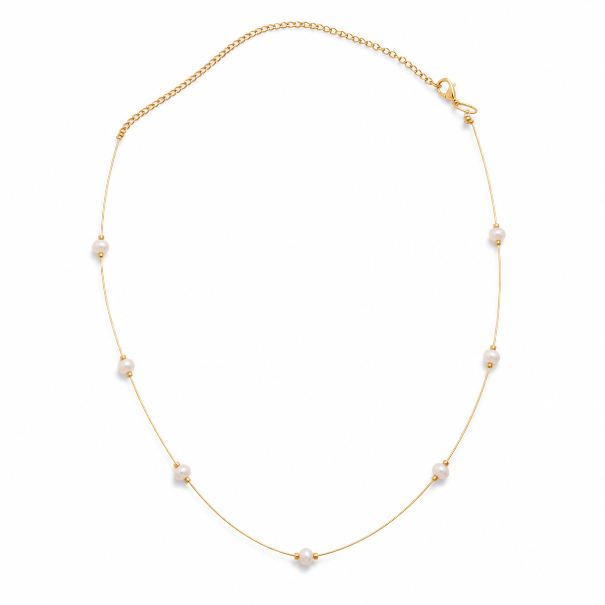 Pearl Dew Fine-Wire Necklace – view 7 | Pathrohi