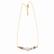 Earth Script Dragon Vein Agate Mini Necklace – view 1 | Pathrohi